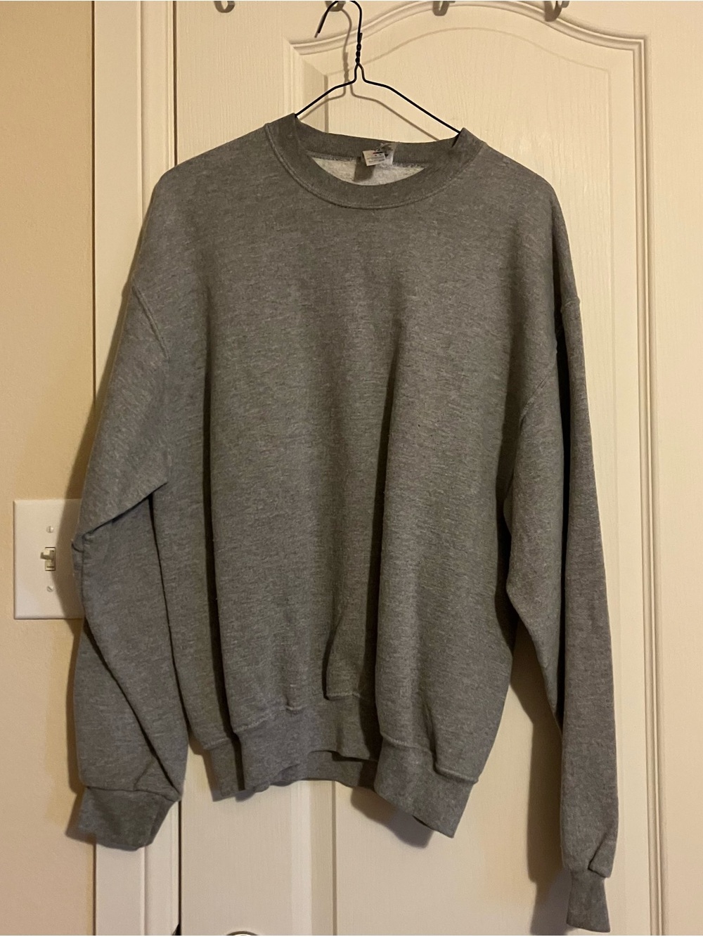 Jerzees Gray Crewneck Sweatshirt